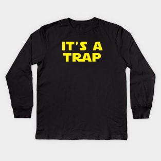 It's A Trap Kids Long Sleeve T-Shirt